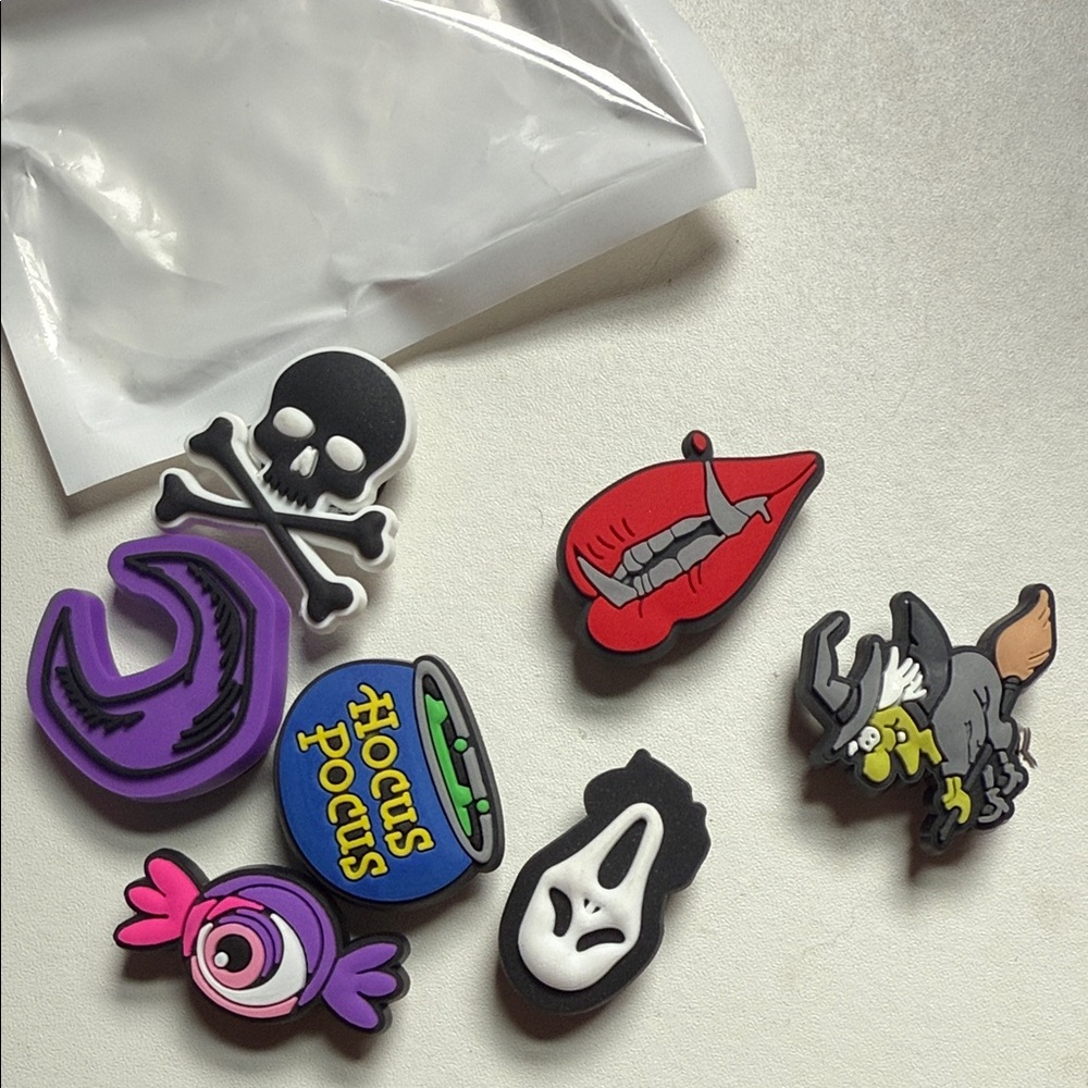 Halloween Themed bogg bag Charms